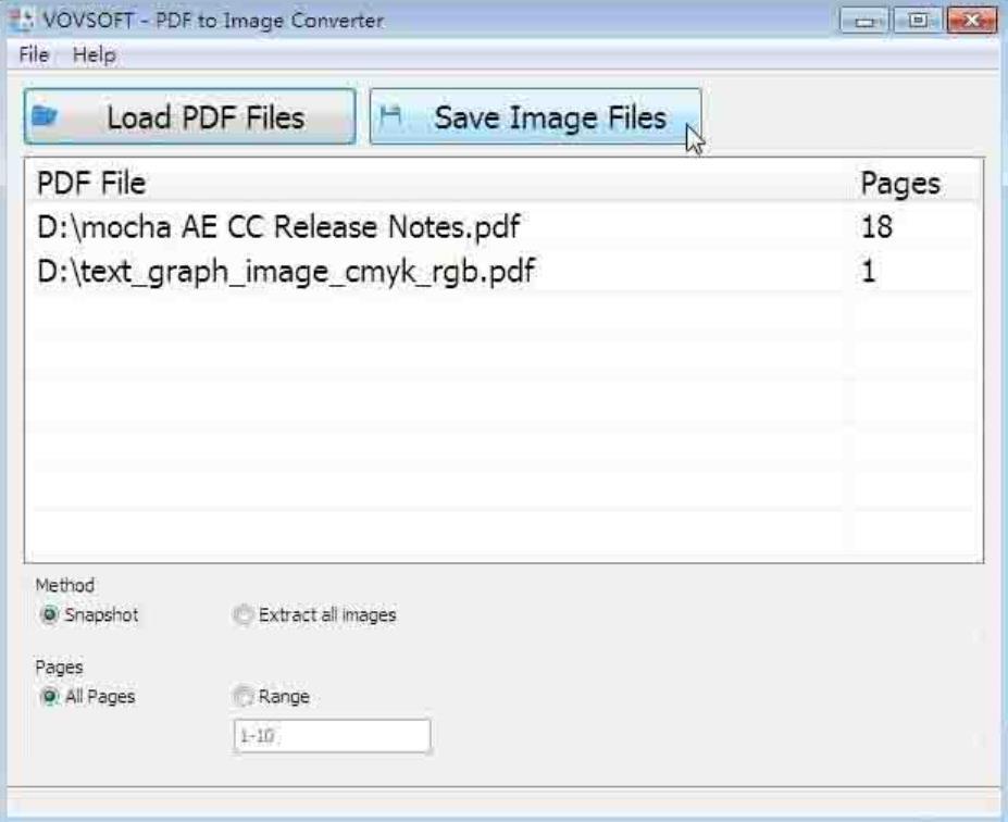 PDF转为图片、提取PDF中的图片 Vovsoft PDF to Image Converter v1.1 绿色版 实用软件 第1张