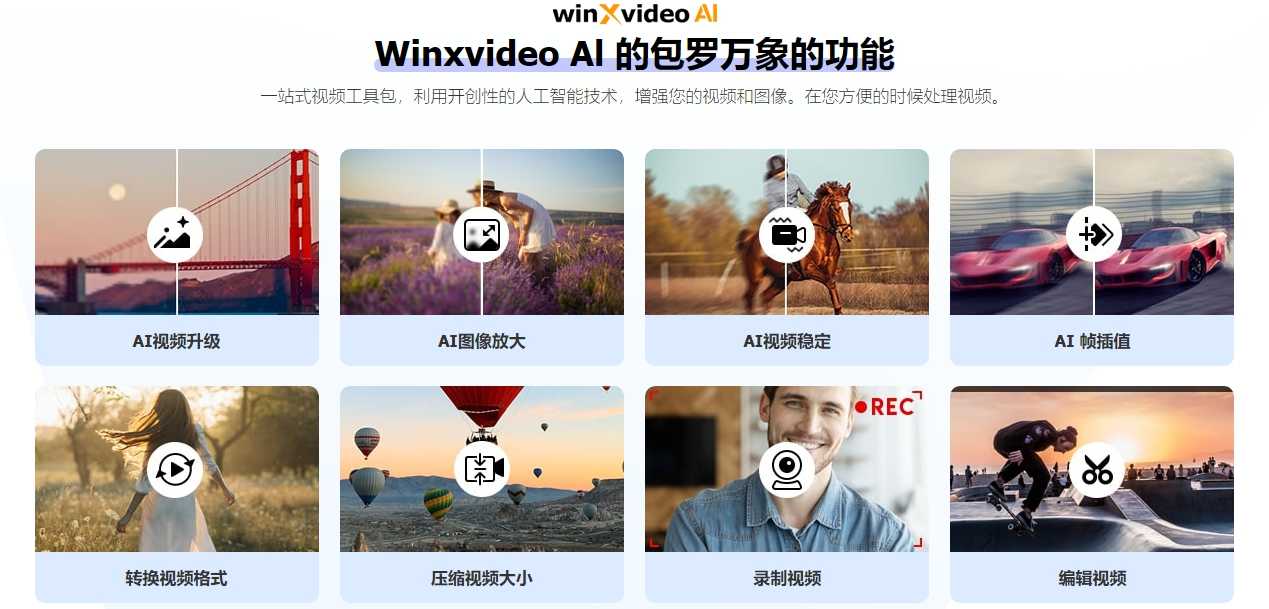 图像/视频画质提升工具WinXvideo AI 2.0 【6 个月完整许可证赠品】 随便写写 第1张