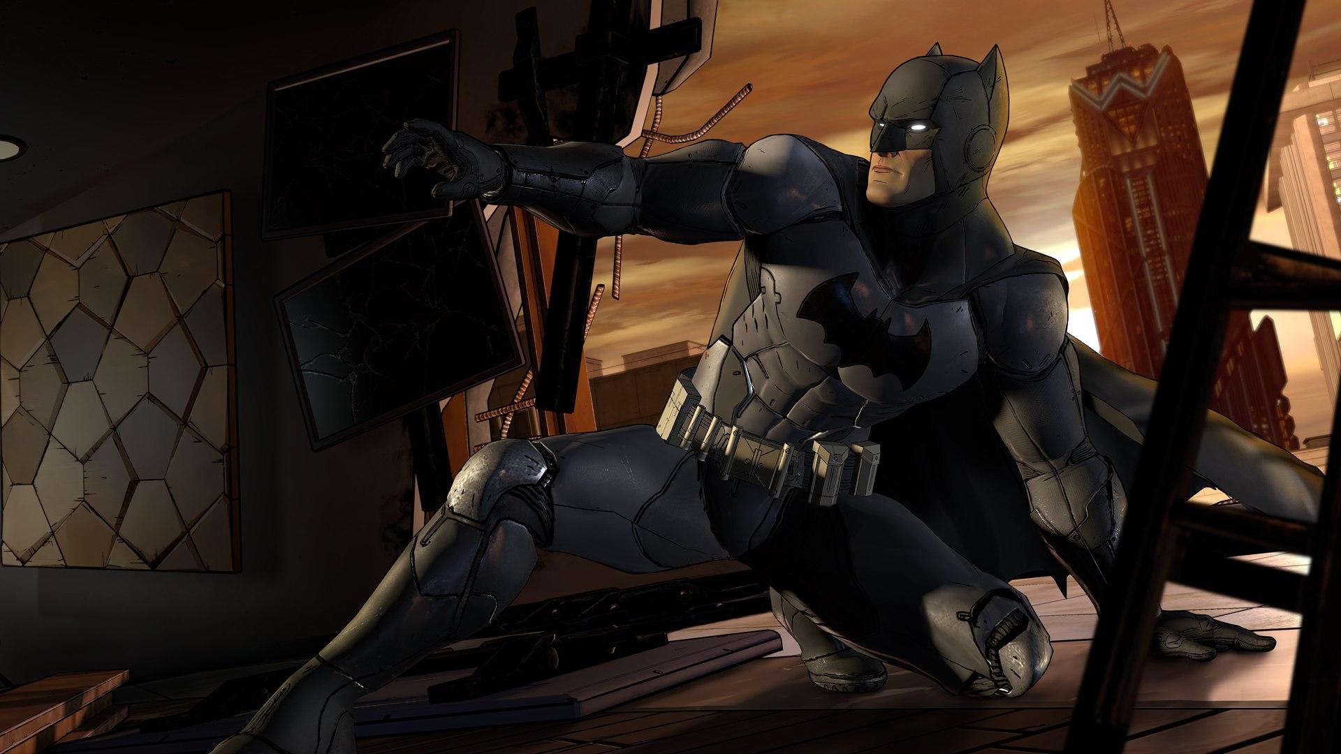 蝙蝠侠 布鲁斯·韦恩动漫风格 超级英雄电脑壁纸 